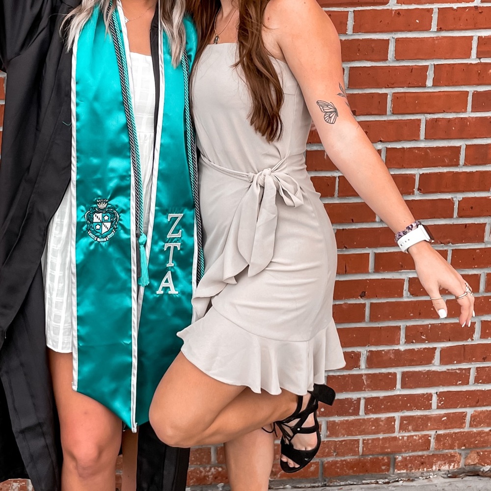 Tan dress